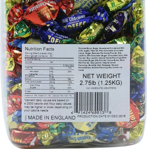 Vista 4 de Office Snax OFX94054 Walker - Toffees reales (2,75 libras)