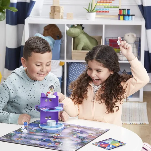 Vista 10 de PJ Masks Hasbro Gaming HQ Rescue - Juego de mesa para niños, juegos preescolares, Race to Stop Romeo, incluye torre de plástico 3D