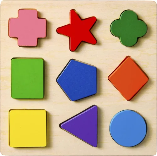 Vista 2 de gybber & Mumu Preschool forma de madera Puzzle