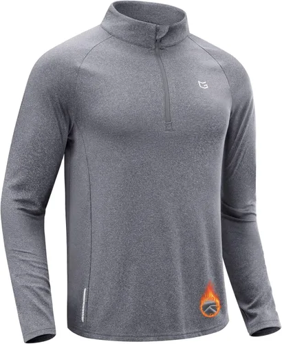 Vista 13 de G Gradual Camisa de golf atlética de manga larga con cremallera de forro Negro