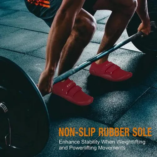 Vista 7 de FANTURE Zapatos de levantamiento de pesas para hombre y mujer, calzado de entrenamiento para sentadillas, minimalistas, tenis de gimnasio descalzos
