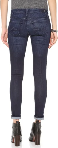 Vista 2 de AG Adriano Goldschmied Leggings tobilleros para mujer, color gris carbón