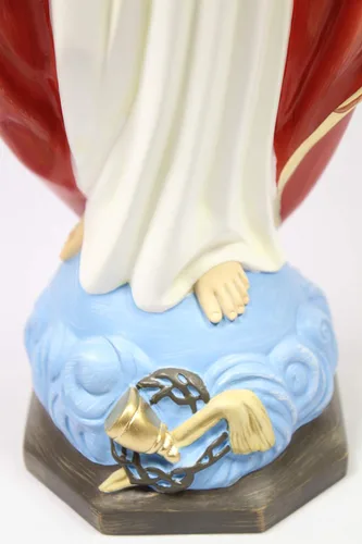 Vista 6 de Figura de escultura de estatua italiana de 24 pulgadas, bendición del corazón sagrado de Jesucristo, hecha en Italia