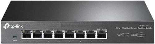 Vista 10 de TP-Link TL-SG105-M2 - Interruptor de red no administrado Multi-Gigabit de 5 puertos, divisor Ethernet, ancho de banda de 2.5G, plug & play