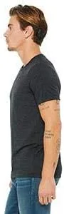 Vista 3 de Bella Canvas Triblend - Camiseta de manga corta (3413C), Negro