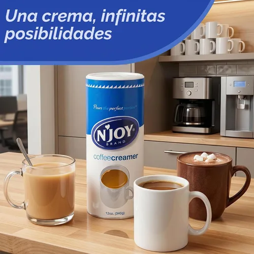 Vista 5 de Crema sin lactosa N'Joy, 6 unidades, 12 onzas