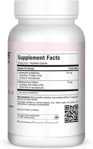 Vista 2 de Maxi Health HI-PO Dophilus Probióticos Acidophilus de alta potencia, 120