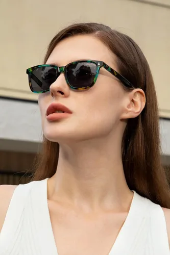 Vista 85 de Carfia Chic - Lentes de sol polarizados para mujer, protección UV400, marco de acetato pulido a mano