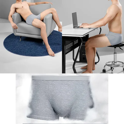 Vista 4 de 20 paquetes o 5 paquetes de ropa interior desechables para hombre, 100% algodón, pantalones cortos para viajes, fitness, natación, hotel, spa