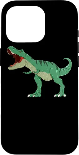 Vista 19 de Carcasa para iPhone X/XS con diseño de dinosaurio T-Rex.