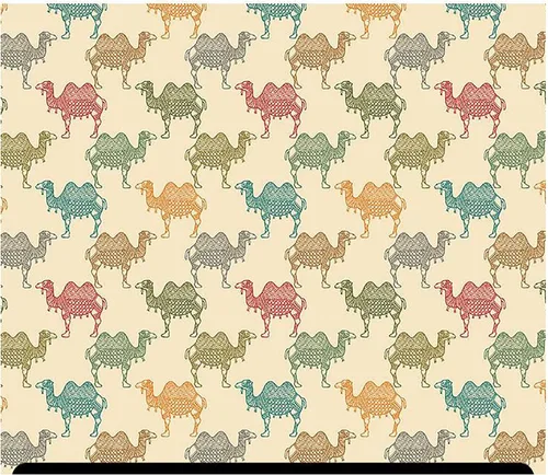 Vista 30 de HTV con estampado de animales (19.66 x 36 pulgadas) - Leopardo arcoíris