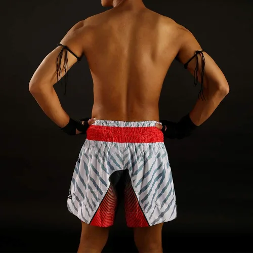 Vista 7 de Tuff Sport Muay Thai Shorts Boxing Tiger MMA Training Trunks