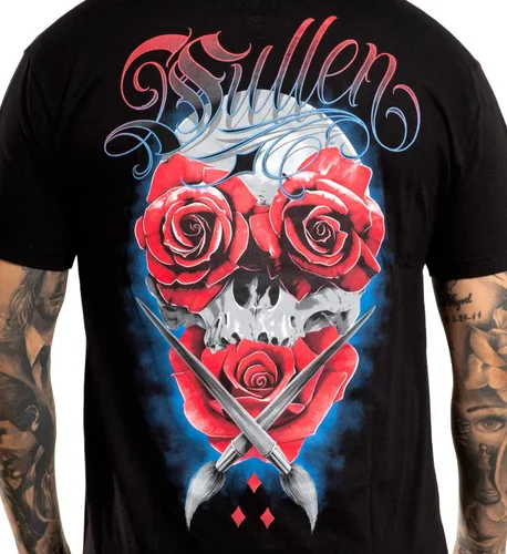 Vista 3 de Sullen The Roses - Camiseta estándar de manga corta para hombre