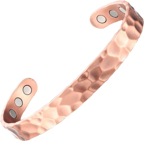Vista 9 de Minimalist Design Magnetic Field Cuff Bracelets for Men & Women - Ultra Strength - Adjustable