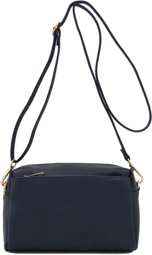 Vista 52 de FashionPuzzle Triple Zip Small Crossbody Bag