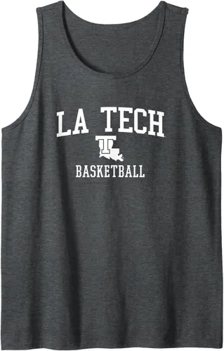 Vista 3 de Camiseta sin mangas de baloncesto Louisiana Tech Bulldogs, Negro
