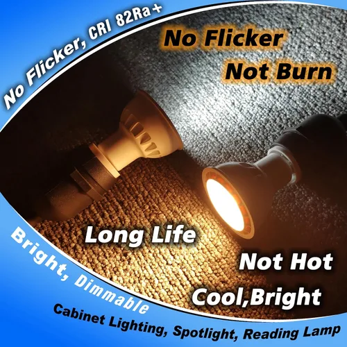Vista 6 de Bombilla E17 foco regulable 6W tipo base intermedia R14 Reflector Light 5000K
