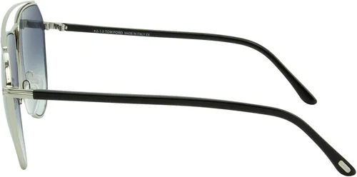 Vista 5 de Tom Ford Binx FT-0681-16B - Lentes de sol color plateado aviador gris gradiente 2N