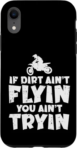 Vista 8 de Carcasa para iPhone 15 If Dirt Aint Flyin You Aint Tryin Dirt Bike Motocross Biker