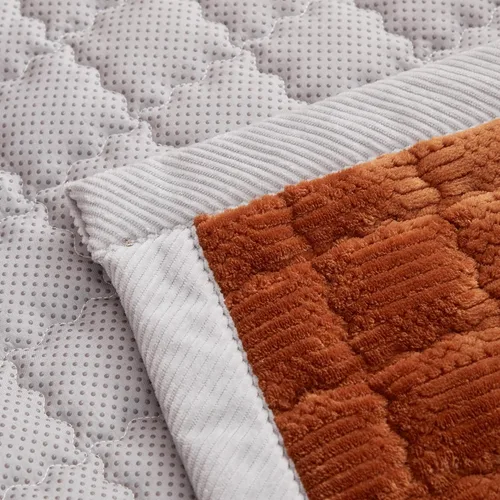 Vista 6 de Funda de sofá lavable para perros, alfombrilla antideslizante para gatos, manta para proteger los muebles, funda mullida para sofá de 3 cojines