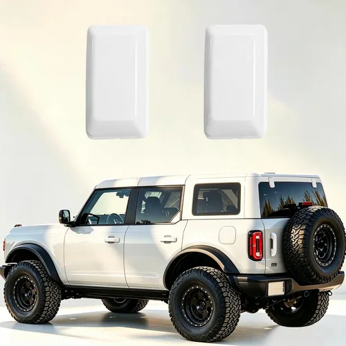 Vista 11 de sukemichi Cubierta de bisagra para puerta trasera, ventana trasera, cubierta de bisagra de vidrio para Ford Bronco, accesorios 2021 2022 2023 2024