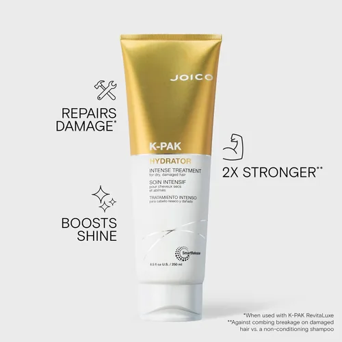 Vista 3 de Joico K-Pak Hydrator Intense Treatment For Dry, Damaged Hair Boost Shine Improve Elasticity Instant Hydration & Softness With Keratin &
