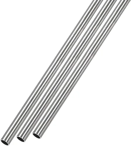 Vista 28 de METALLIXITY Tubo de acero inoxidable 304 (0.079 in de diámetro x 0.006 in de pared T x 9.843 in de largo), 3 piezas, tubo recto - para muebles