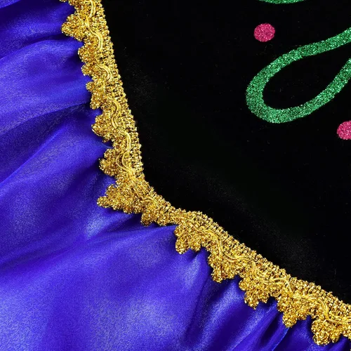 Vista 8 de Vgolar Disfraz de princesa para niñas disfraz de fiesta con accesorios