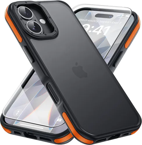 Vista 32 de Yriklso 3 en 1 Funda Magnética Fuerte para iPhone Air, 1X Protector de Pantalla + 1X Protector de Lente de Cámara, Cubierta Protectora a Prueba