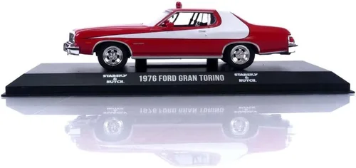 Vista 5 de Greenlight 86442 1976 Ford Gran Torino Starsky and Hutch Escala 1:43 Diecast