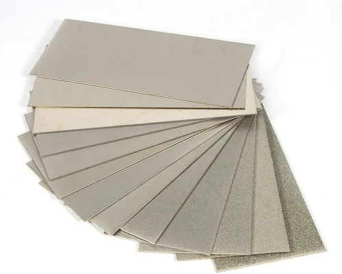 Vista 8 de 80 Grit 6.7 * 3.0 in Diamante afilador de cuchillos de piedra Kit de afilador de cuchillos casa y jardín Afilador de herramientas de grano extra fino