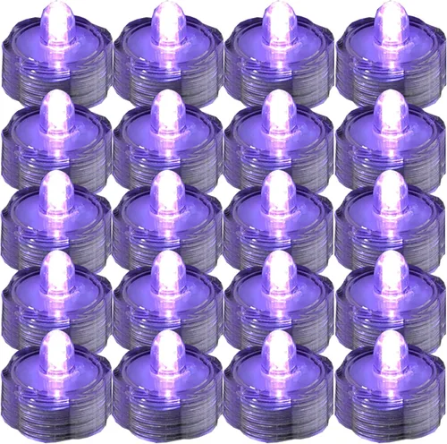 Vista 10 de Luces led muy brillantes, sumergibles, color té, para fiestas, bodas