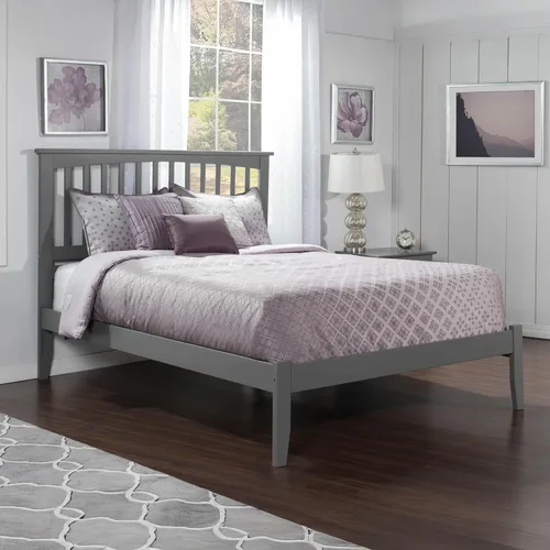 Vista 18 de AFI, Mission Queen - Cama plataforma color espresso