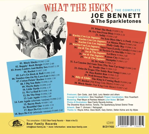 Vista 6 de What The Heck! - The Complete Joe Bennett & The Sparkletones (CD)