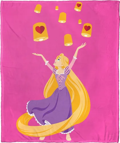 Vista 20 de Northwest Aladdin - Manta de seda táctil, 50 x 60 pulgadas, Aladdin y Jasmine