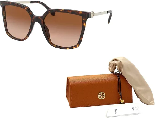 Vista 3 de Tory Burch TY7146 Square Sunglasses for Women + BUNDLE with Designer iWear Complimentary Eyewear Care Kit