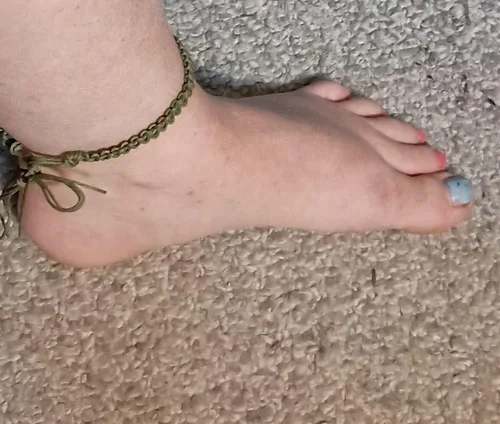 Vista 6 de Hemp Anklet Adjustable Tie On
