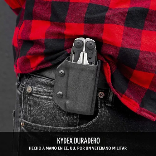 Vista 6 de Clip & Carry Kydex Funda para Multiherramienta para LEATHERMAN Surge - Hecho en EE. UU. (Multiherramienta no incluida) Funda Portaherramienta EDC
