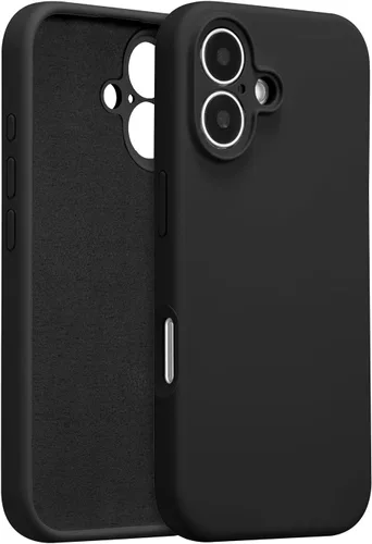 Vista 51 de Funda de silicona para iPhone Air, con [protección completa de la cámara] [forro de microfibra suave antiarañazos], funda de silicona líquida ultra