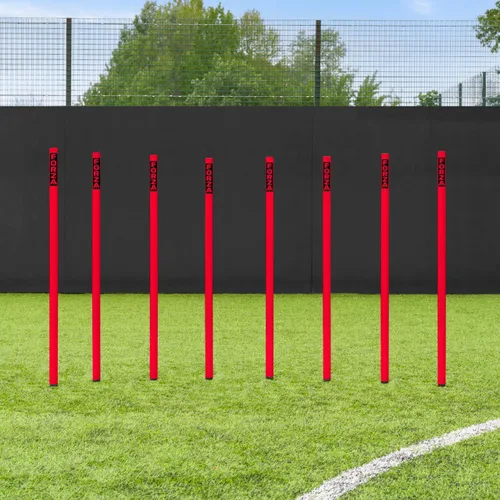 Vista 44 de FORZA Slalom - Bastones de agilidad Mejora la resistencia, la velocidad y el juego de pies Opciones de color, tamaño y base de goma disponibles