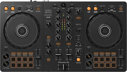 Vista 2 de Pioneer DJ DDJ-FLX4 - Controlador DJ de 2 decks, para Rekordbox y Serato - Grafito