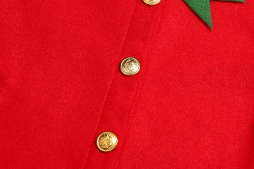 Vista 5 de Disfraz de elfo navideño para niños, disfraz de fiesta de cosplay con sombrero