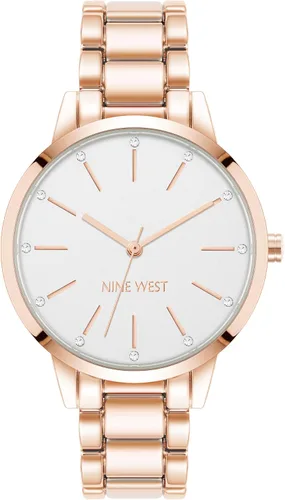 Vista 14 de Nine West Reloj de pulsera con detalles de cristal para mujer