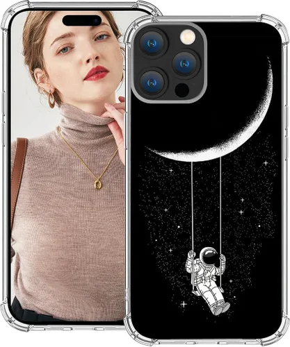 Vista 14 de Funda compatible con iPhone 15, diseño de kawaii, diseño femenino femenino para mujeres y niñas, diseño abstracto de corazón verde