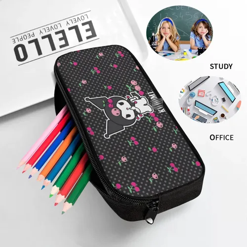 Vista 7 de Ksspovkr Juego de mochila escolar de dibujos animados con lonchera, bolsas de lona ligeras para estudiantes, paquetes de viaje, regalos para niños