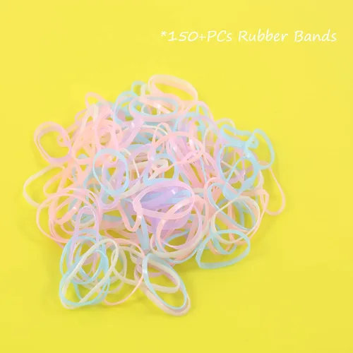 Vista 9 de Pony Beads Rainbow Kandi para hacer pulseras y joyas con banda de goma y cuentas
