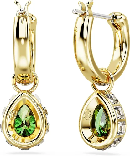 Vista 4 de Swarovski Chroma Stud Earring Collection, Rhodium and Gold Tone Finishes, Multi-Color Crystals