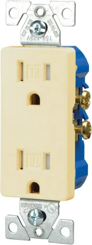 Vista 2 de EATON Cableado TR1107A Receptáculo resistente a manipulaciones con caja y proporciona una mejor protección, acabado almendra