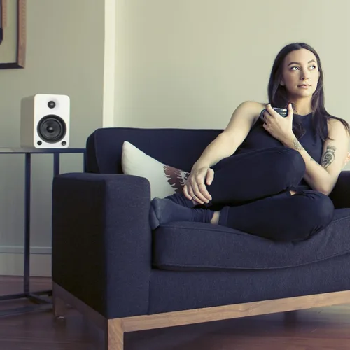 Vista 9 de Kanto Altavoces alimentados YU6MB con Bluetooth y Phono PREAMP - Negro mate - Par