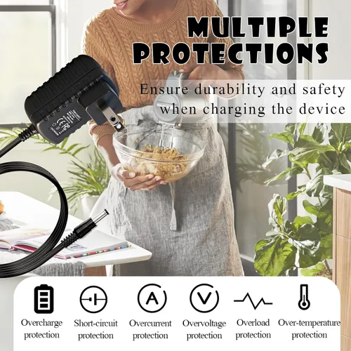 Vista 3 de KitchenAid - Cargador de 14 V para KitchenAid KHMB732 KHBBV53 KHBBV83 Serie Adaptador de CA/CC, compatible con KitchenAid Inalámbrico de 7
